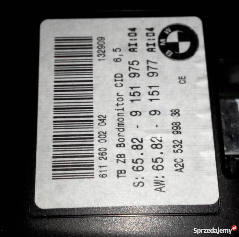 BMW E60 CD Visteonmonitorstan idealny nowa Warszawa