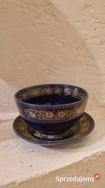 Zestaw 14 elementów MISKI BULIONÓWKI FLACZARKI Zastawa stołowa