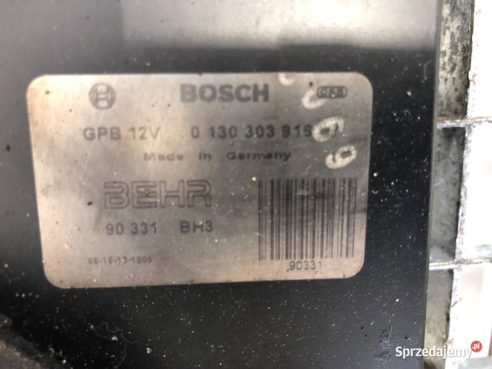 WENTYLATOR CHŁODNICY VW TRANSPORTER T5 19 85 osobowe podkarpackie