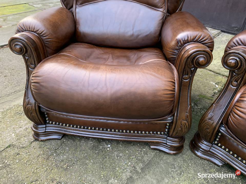 PIĘKNY HOLENDERSKI WYPOCZYNEK ZE SKÓRY NA wielkopolskie Ślesin