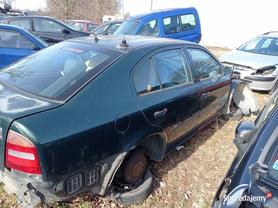Skoda Octavia 19 66 kW 2000 r dawca części wielkopolskie Szklarka Myślniewska