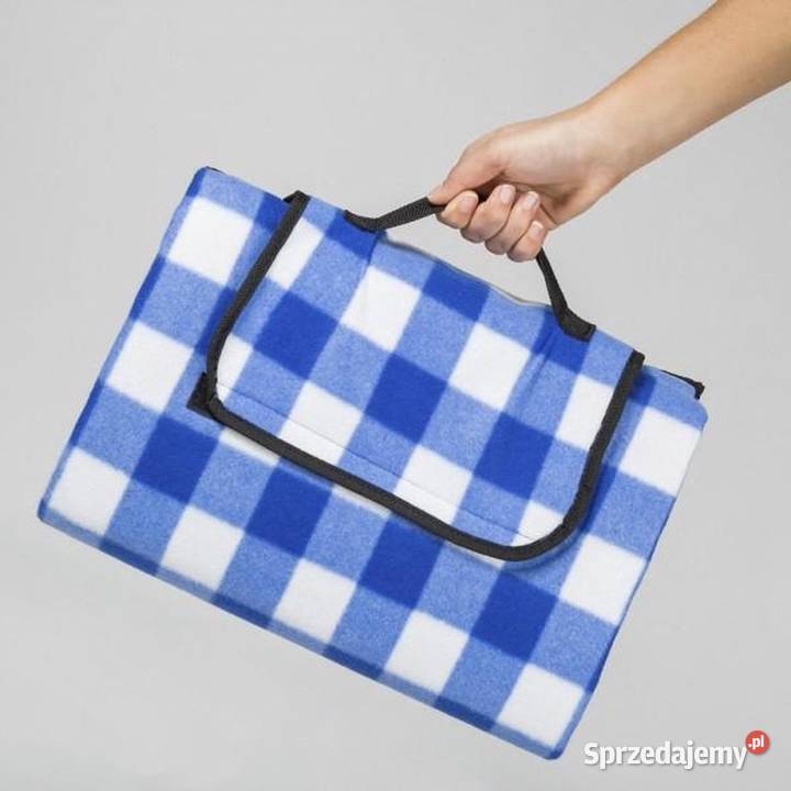 TecTake Koc piknikowy 200x200 Niebieskobiały w lubelskie Zamość