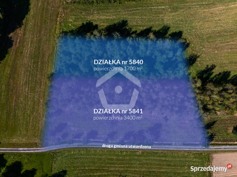 Działka lesie z WZ 34 ar 16 ar las Zagorzyce sprzedam