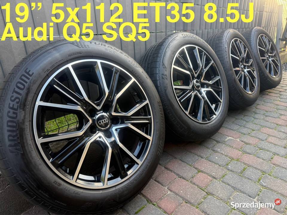 19 felgi koła do Audi Q5 SQ5 5x112 ET35 85J stan Lubasz