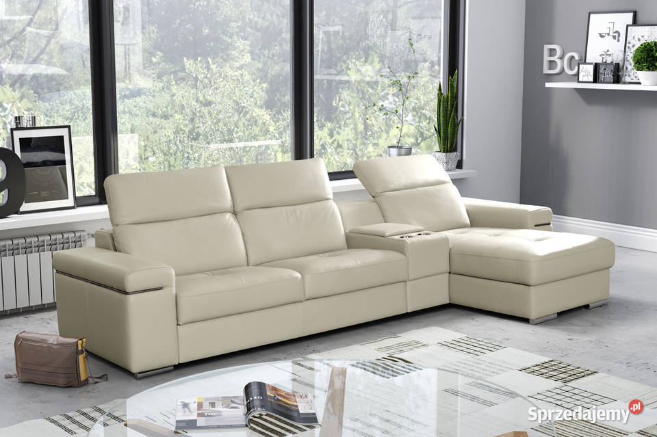 Kanapa z Leżanką Skóra Barek Skóra Tkaniny skóra Meble Warszawa