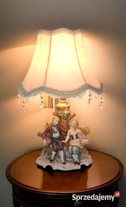 lampka stołowa figuralna porcelanowa sprzedam