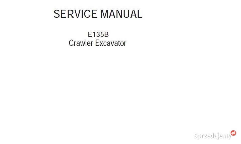 HOLLAND E135B e135BSR koparka instrukcja napraw Kielce sprzedam