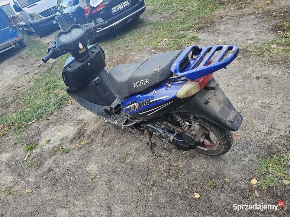 Skuter 4t do naprawy zarejstrowany opłacony Chotynin