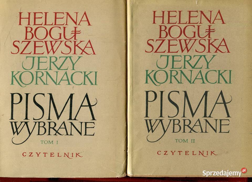 Pisma wybrane T12 Boguszewska Kornacki twarda z obwolutą Szczecin