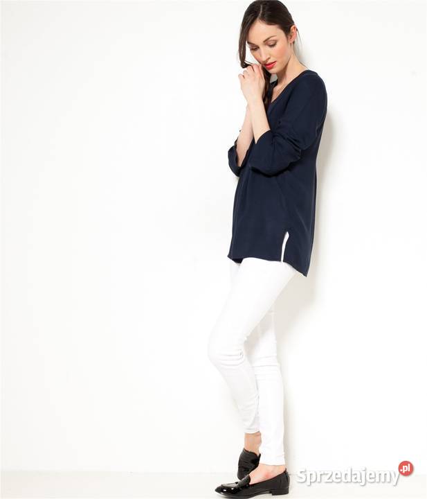 NOWA Camaieu 36S 38M Granatowa Bluzka Elegancka Szczecin