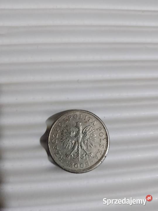 Moneta 10 groszy z 2009 roku Destrukt