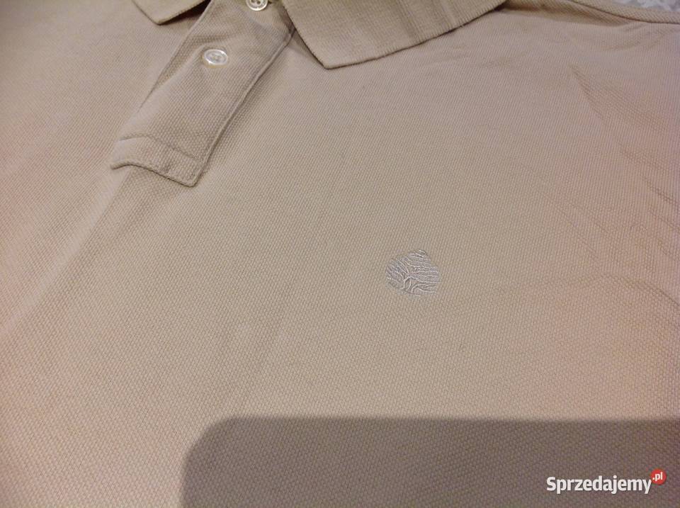 Koszulka Polo Męska SPRINGFIELD L XL BEŻOWA Rozmiar XL Nowa Sól