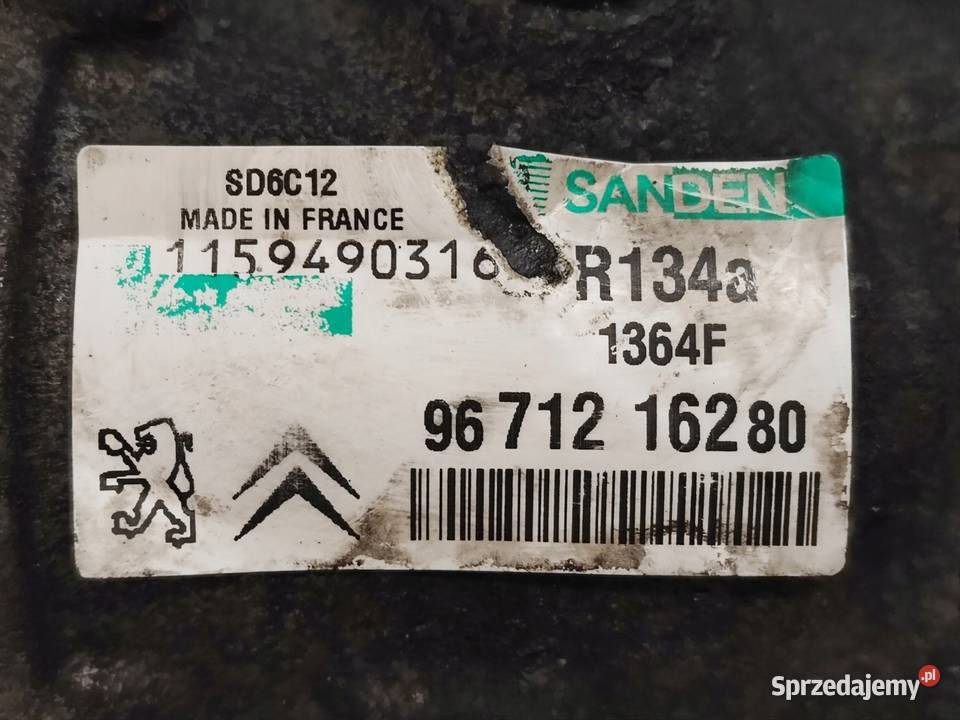 DS3 PARTNER 16 EHDI 9H06 10JBEJ 91 sprężarka Kielce