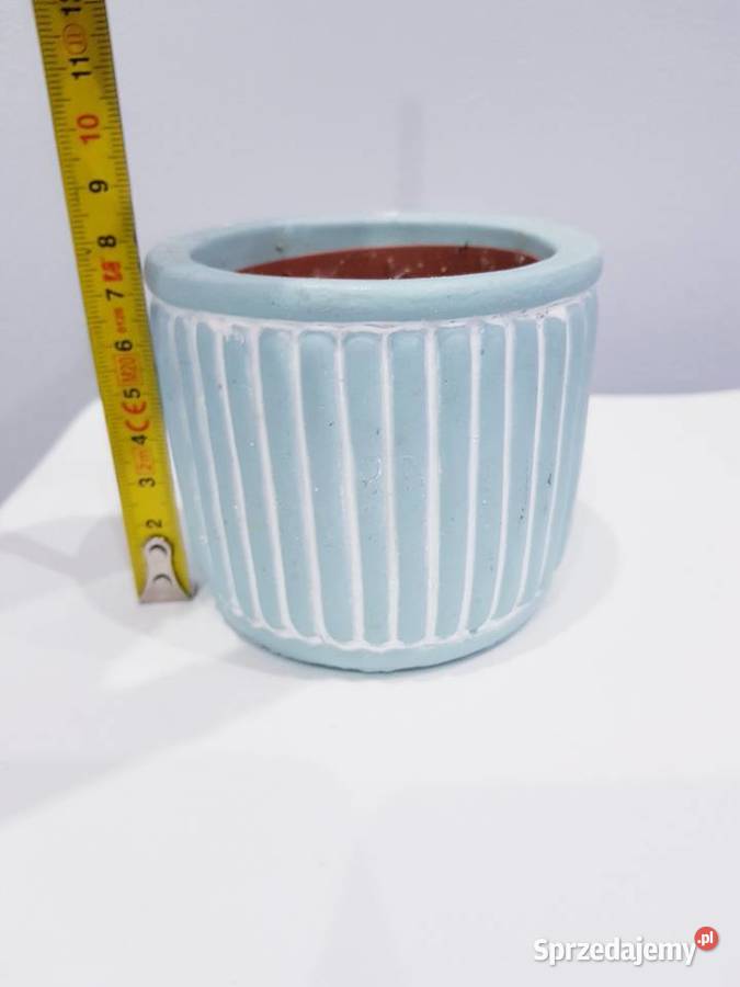 Ceramiczna osłonka na doniczkę sukulenta śląskie Dąbrowa Górnicza sprzedam