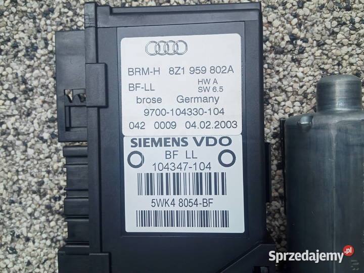 Audi A2 Silnik szyby Prawy przód Pasażera osobowe podkarpackie Dębica