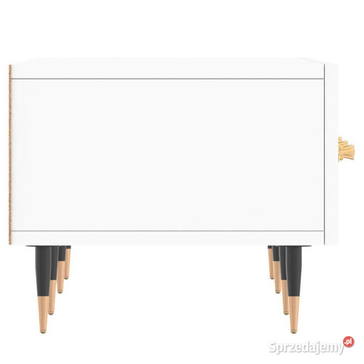 Szafka pod TV biała 150x36x30 materiał