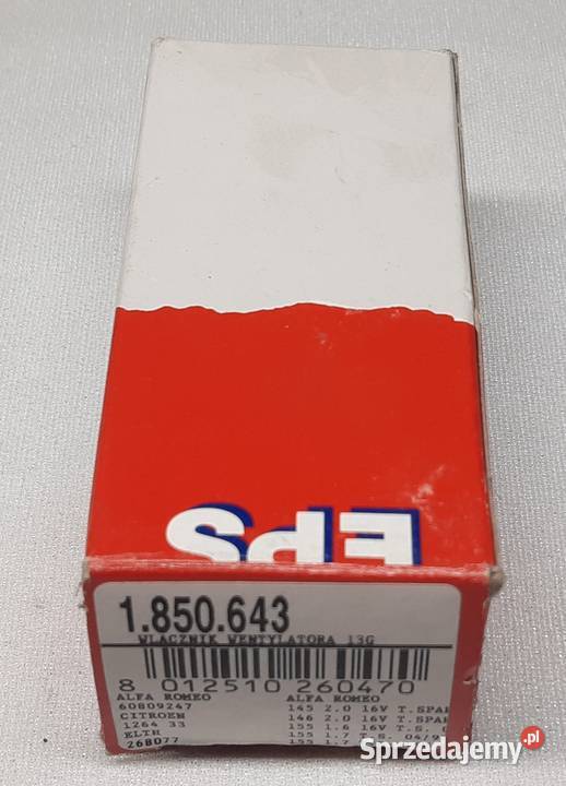 CZUJNIK WENTYLATORA ALFA FIAT CITROEN PEUGEOT Mielęcin