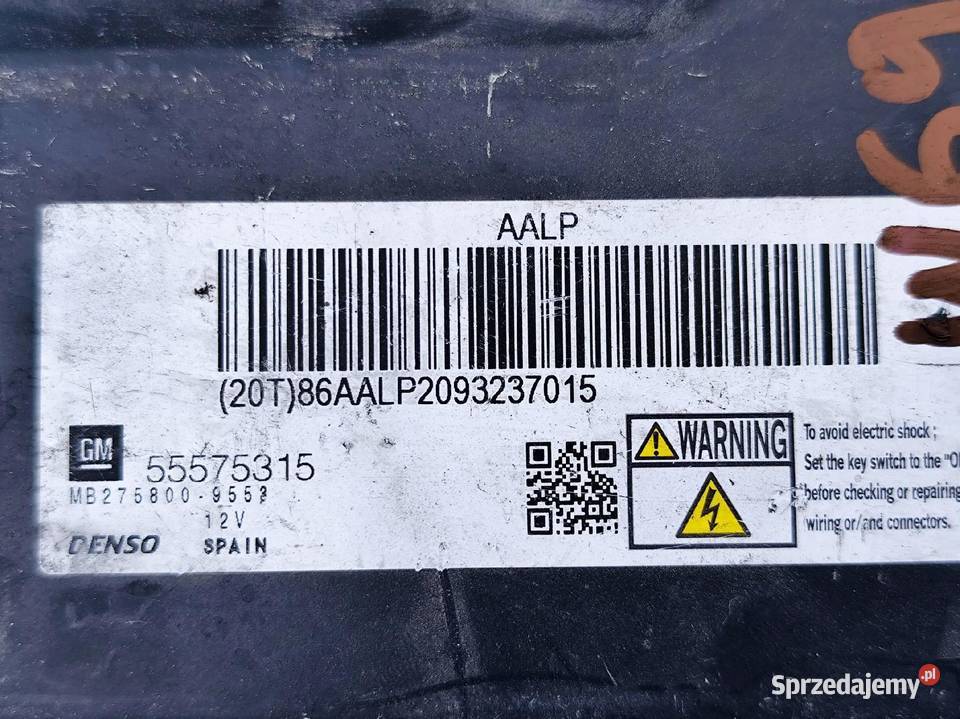 Opel Astra J STEROWNIK KOMPUTER SILNIKA 17CDTI osobowe wielkopolskie sprzedam