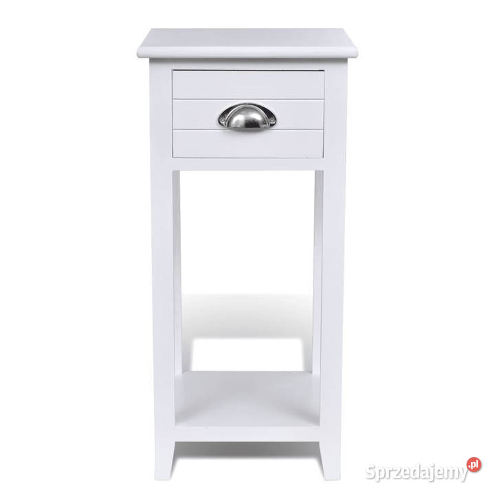 Szafka nocna z szufladą biała WM242040