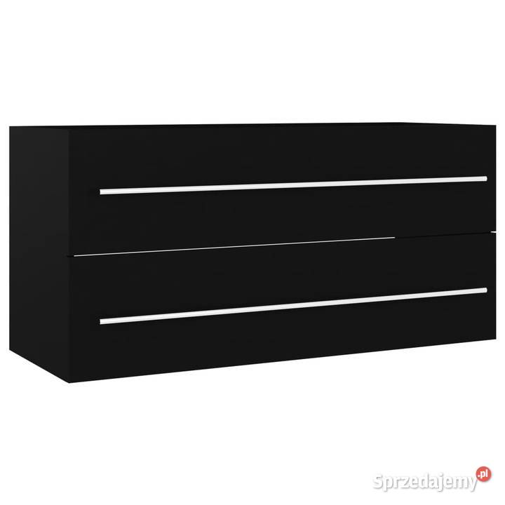 Szafka pod umywalkę czarna 100x385x48 WM804720 mazowieckie Warszawa