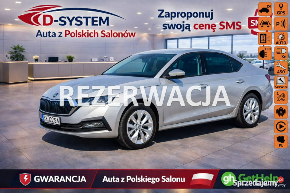 koda Octavia 2022 Salon Polska 1Właściciel światła przeciwmgielne Białystok