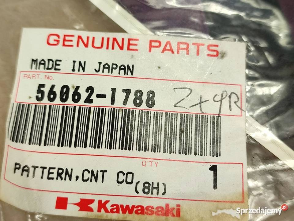NAKLEJKA NA PRAWY BOCZEK KAWASAKI NINJA ZX9R sprzedam