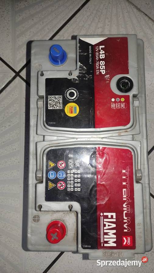 Sprawny Akumulator Fiamm 85Ah 760A Łupowo