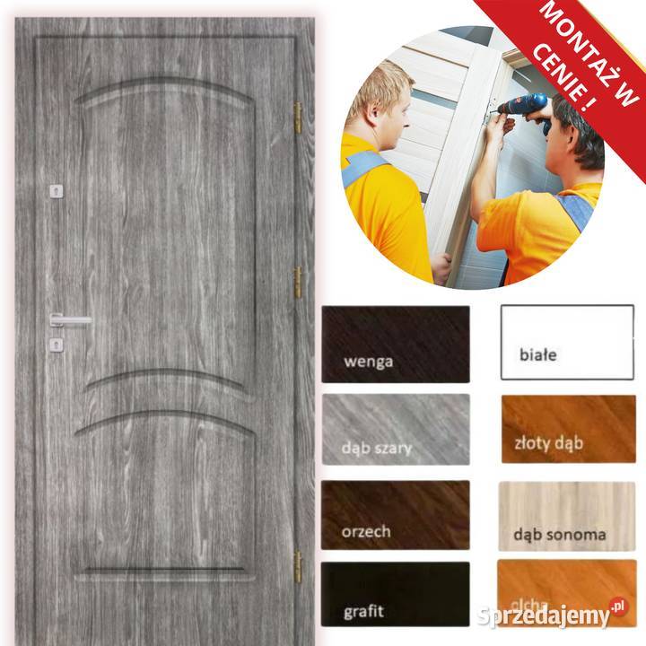 Drzwi Wejściowe Do Mieszkania WEWNĄTRZKLATKOWE Z Dom i Ogród Łódź