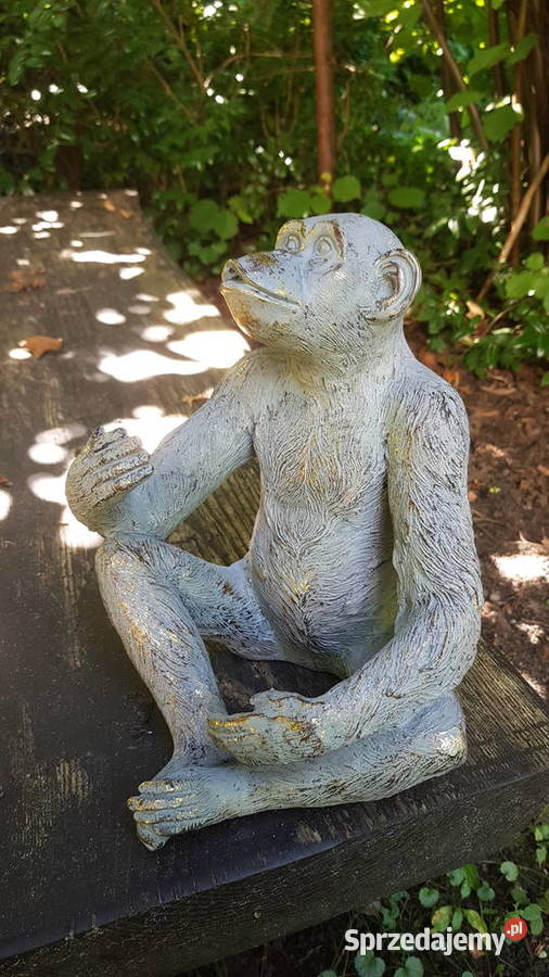 Duża ceramiczną figura małpy Myszków