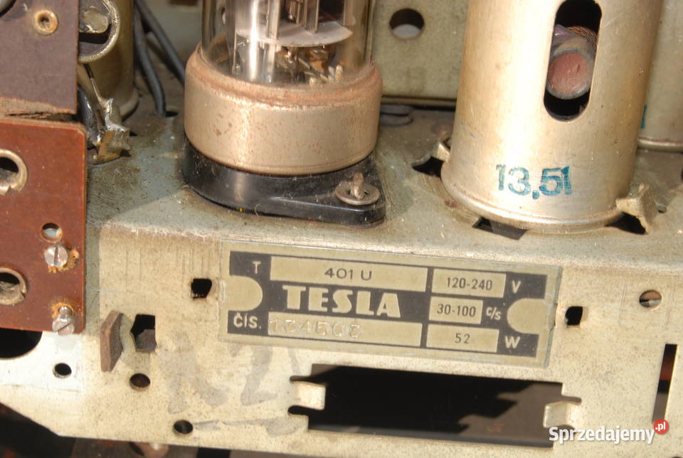 Stare Czechosłowackie Radio TESLA 401U bakelit Pozostałe Kolekcje