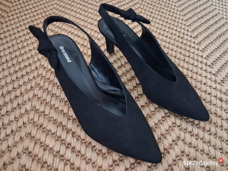 Buty na obcasie czarne nowe Chorzów