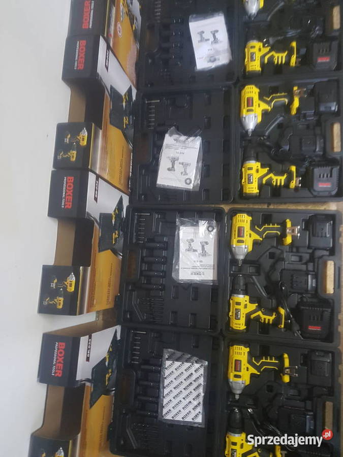 KLUCZ UDAROWY AKU WKRĘTARKA UDAROWA 24V3Ah x2 Dom i Ogród Głogowa