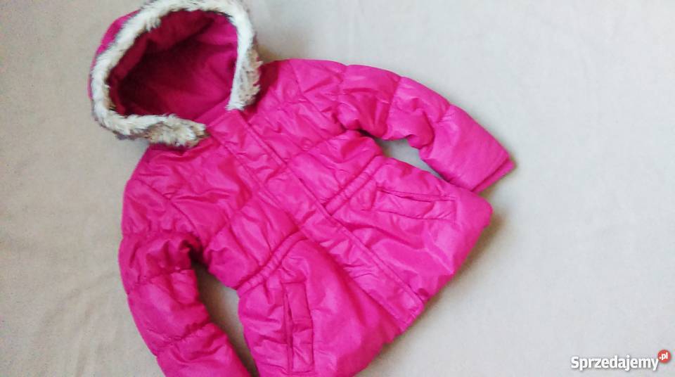 UROCZA pikowana KURTKA CHEROKEE futerko fuksja Koszalin