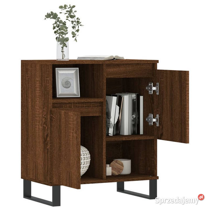 Komoda brązowy dąb 60x35x70 materiał Warszawa sprzedam