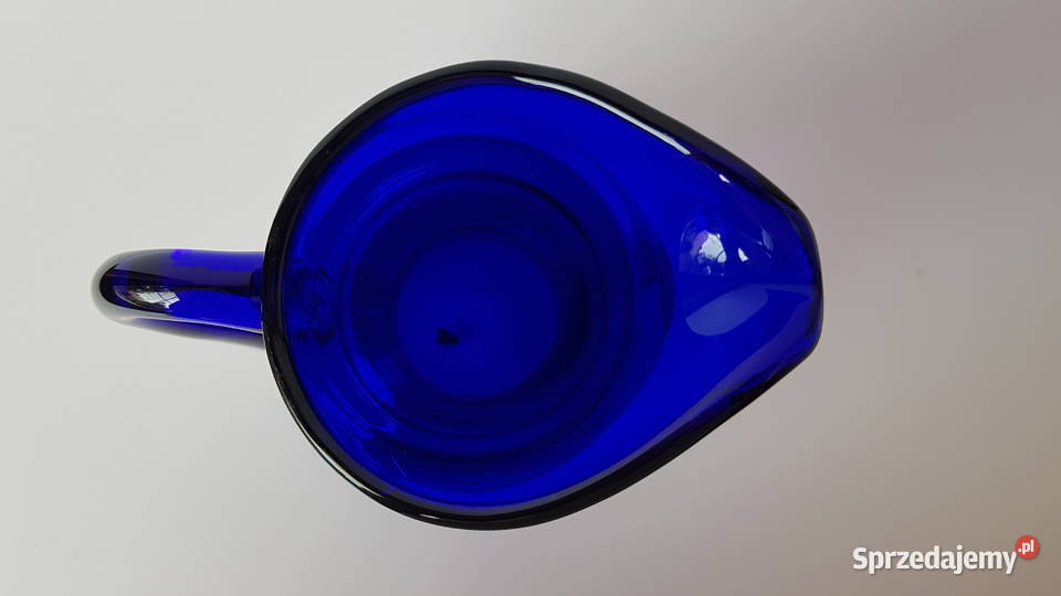 Kobaltowy dzbanek dzban Fiedorowicz Ząbkowice Antyki, Sztuka, Kolekcje śląskie