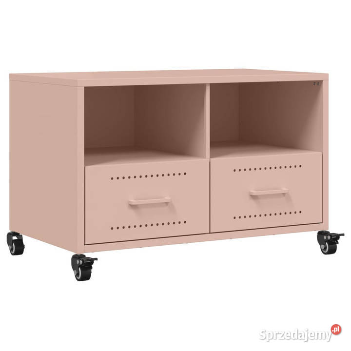 Szafka RTV różowa 68x39x435 stal WM846699 Warszawa