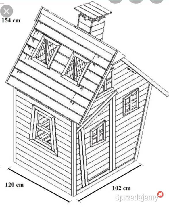 Bajeczny domek ogrodowy pokojowy Lublin