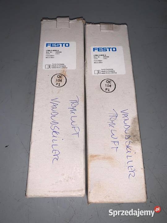 Filtr mikro LFMADMINIA 192566 Festo mazowieckie Warszawa sprzedam