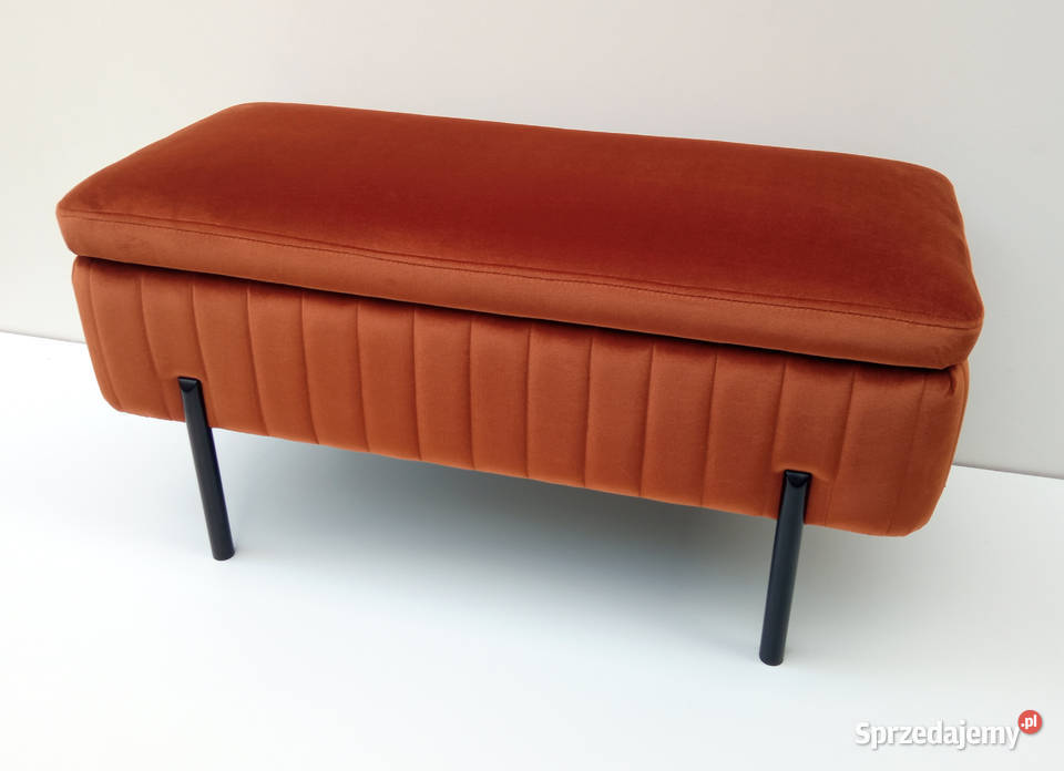 Ławka pufa tapicerowana ze schowkiem do wielkopolskie Poznań
