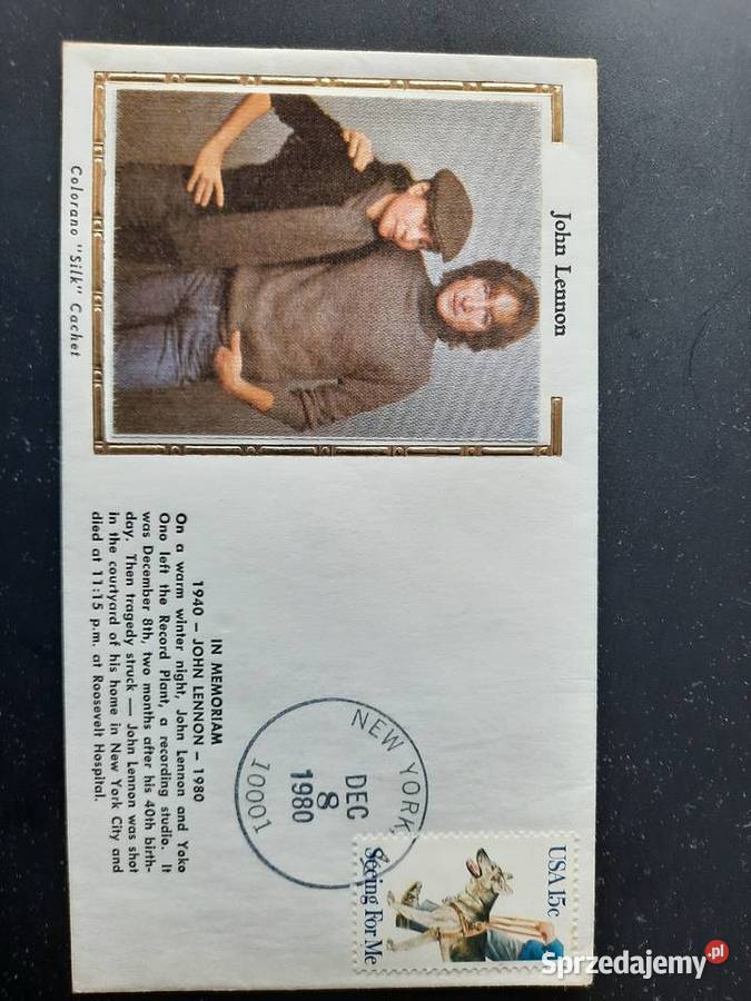 Koperta John Lennon Pozostałe Wrocław sprzedam