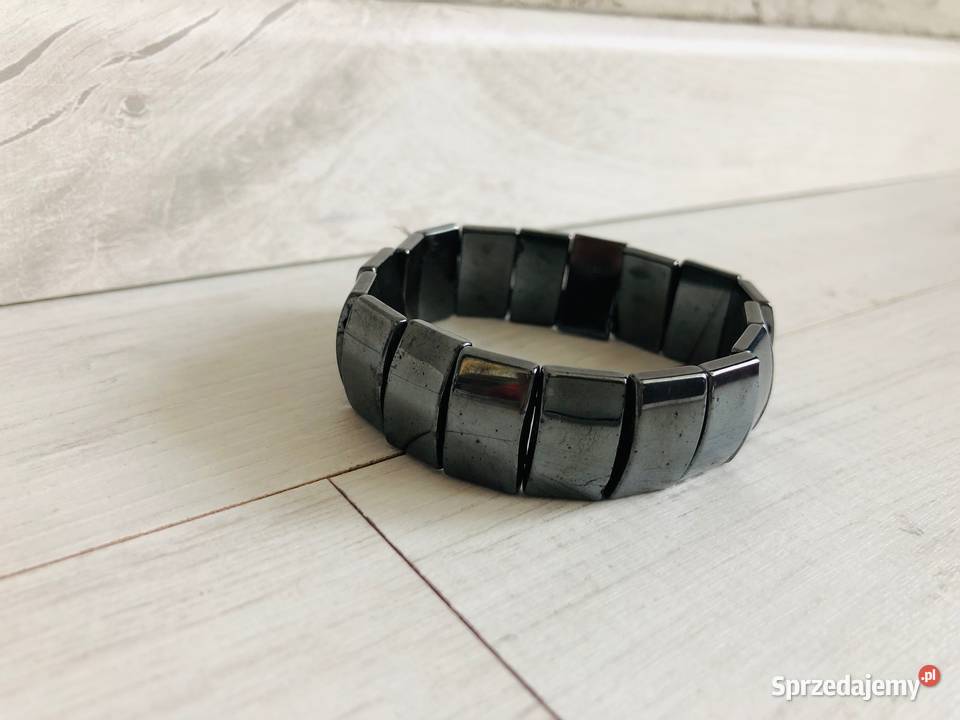 Grafitowa bransoletka na rękę Ozdoby Łódź