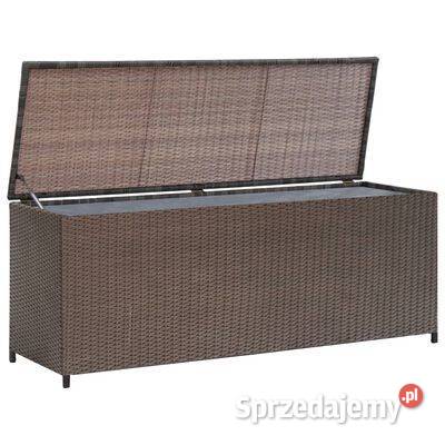 vidaXL Skrzynia ogrodowa brązowa 120 x 50 x 60 Skrzynie ogrodowe Warszawa