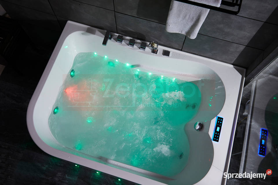 Wanna z hydromasażem LS7001 LEWA prostokątna