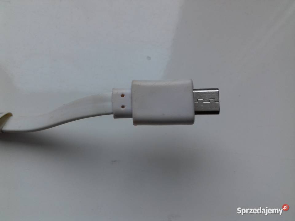 Kabel USB microUSB 150 płaski biały używany Bydgoszcz