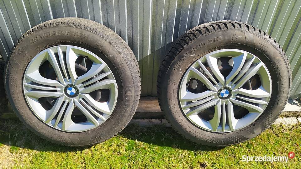 Opony zimowe felgi 15 kołpaki BMW E46 E36 5x120 Łask