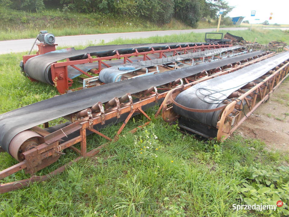 przenośnik taśmociąg 155m do kruszywa żwiru Karasiewo