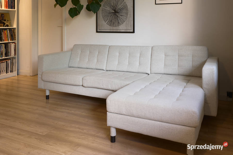 IKEA Landskrona sofa 3osobowa z szezlongiem Pruszków
