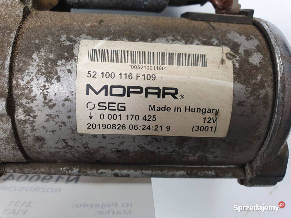 ROZRUSZNIK FIAT TIPO II 0001170425 osobowe kujawsko-pomorskie Lipno sprzedam