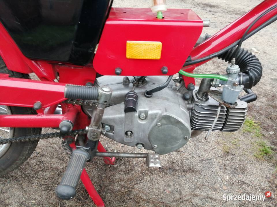 motorower romet ogar 200 czerwony wielkopolskie sprzedam