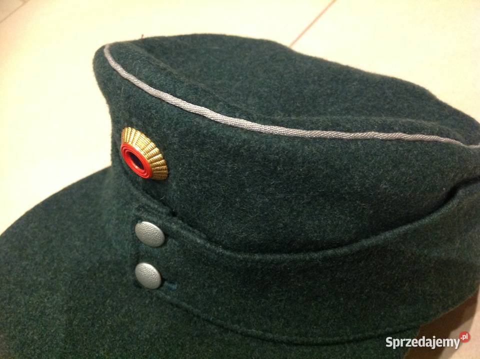 Stara Niemiecka Czapka Wojskowa Sygnowana Nowa Sól